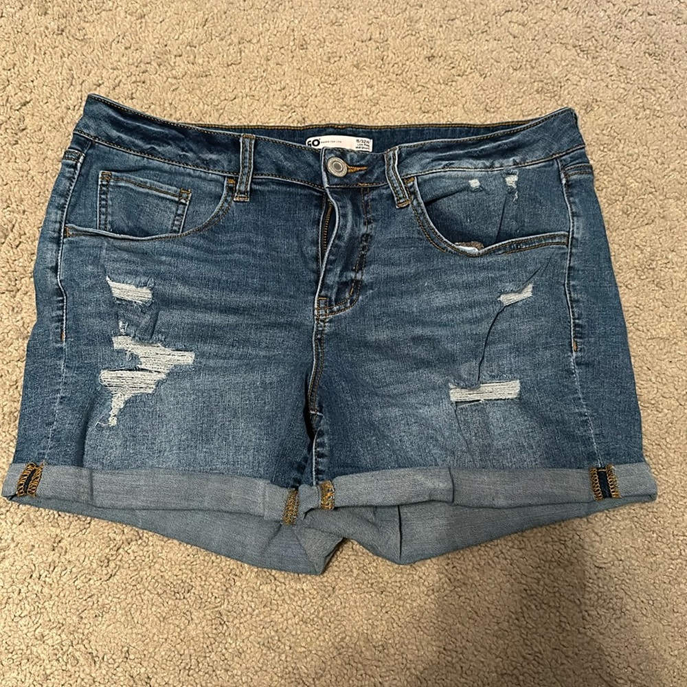 Kohls So brand denim shorts